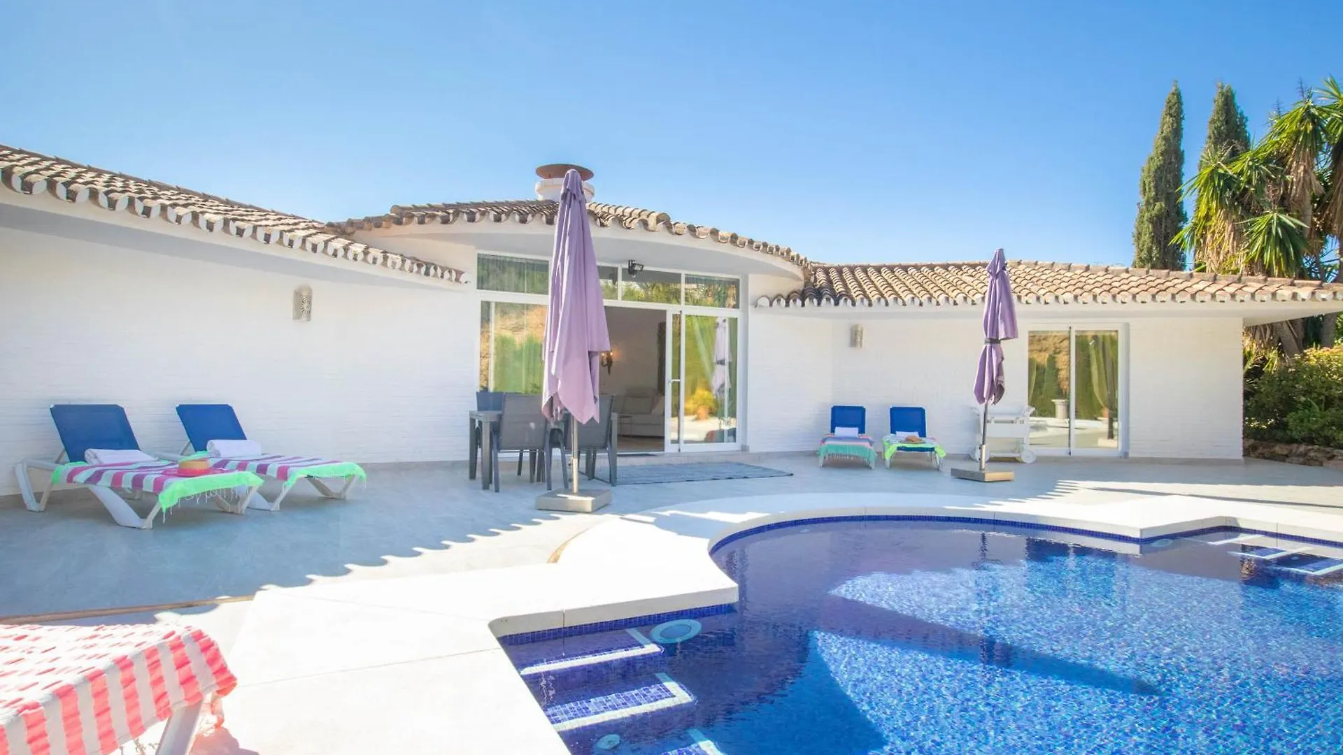 Pool Villa Rancho Domingo Family Friendly - Happy Rentals Benalmadena