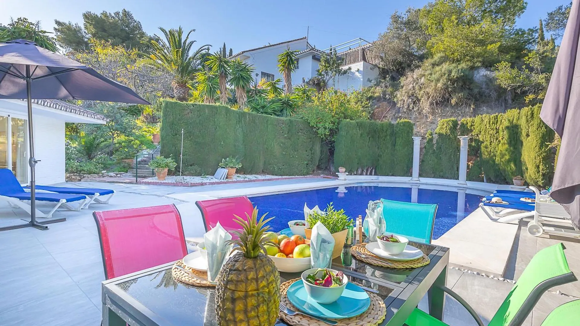 Pool Villa Rancho Domingo Family Friendly - Happy Rentals Benalmadena Spain